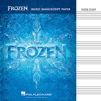 Paperback Frozen: Music Manuscript Paper Book