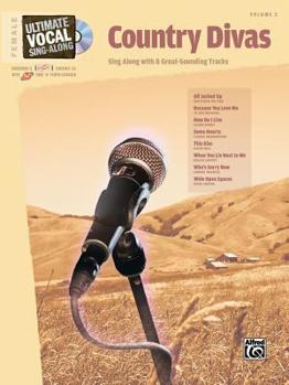 Paperback Ultimate Vocal Sing-Along Country Divas: Female Voice, Book & Enhanced CD Book