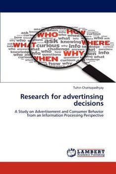 Paperback Research for Advertising Decision Book