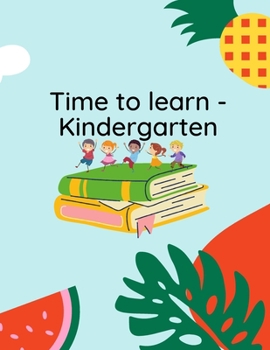 Paperback Children's Kindergarten-1st Grade Learning Activity Book: Activity Book