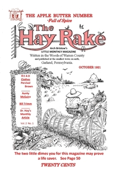 Paperback Hay Rake, V2 N1, Oct 1921 Book