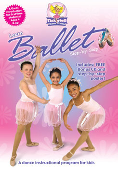 DVD Tinkerbell's Learn Ballet Step By Step Book