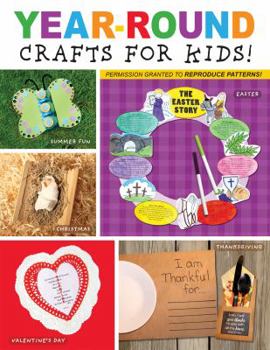 Paperback Year-Round Crafts for Kids Book