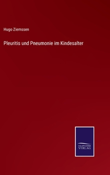 Hardcover Pleuritis und Pneumonie im Kindesalter [German] Book