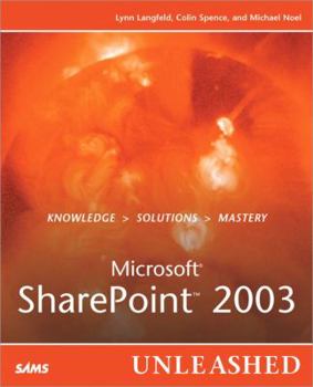 Paperback Microsoft Sharepoint 2003 Unleashed Book