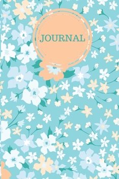 Paperback Floral Jouranl: Blank Lined Notebook Journal - 6 x 9 - 110 pages Book