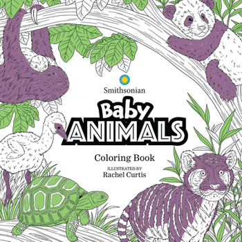 Paperback Baby Animals: A Smithsonian Coloring Book