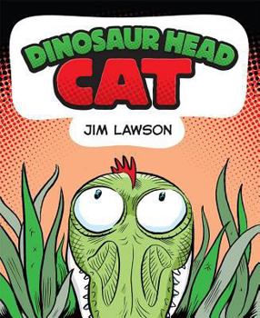 Hardcover Dinosaur Head Cat Book