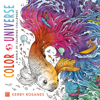 Paperback Color Universe: A World of Coloring Challenges Book