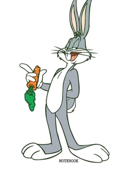 Notebook: Looney Tunes Cartoon Soft Glossy Cover College Ruled Lined Pages Book 7.5 x 9.25 Inches 110 Pages