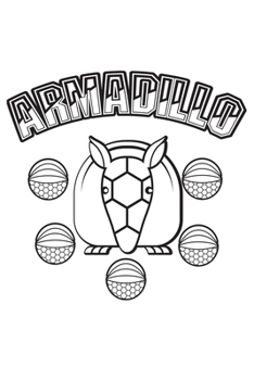 Paperback Armadillo: 6x9 120 pages dot grid - Your personal Diary Book