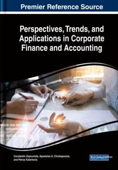 Hardcover Perspectives, Trends, and Applications in Corporate Finance and Accounting Book