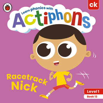 Paperback Actiphons Level 1 Book 13 Racetrack Nick: Learn Phonics and Get Active with Actiphons! Book