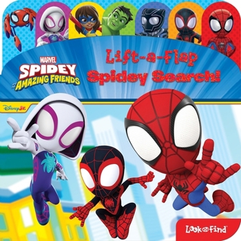 Board book Spidey and His Amazing Friends: Spidey Search! Lift-A-Flap Look and Find Book