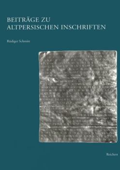 Paperback Beitrage Zu Altpersischen Inschriften [German] Book