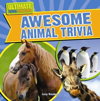 Paperback Awesome Animal Trivia Book