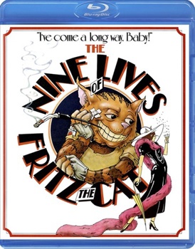 Blu-ray The Nine Lives of Fritz The Cat Book