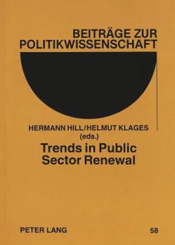 Paperback Trends in Public Sector Renewal: Recent Developments and Concepts of Awarding Excellence Book