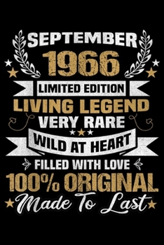 Paperback September 1966 limited edition living legend very rare wild at heart filled with love 100% original made to last: Born September 1966 Limited Edition Book