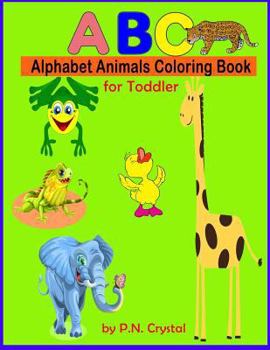 Alphabet Animal Coloring Book for Toddler