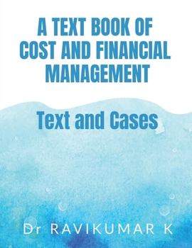 Paperback A Text Book of Cost and Financial Management Book