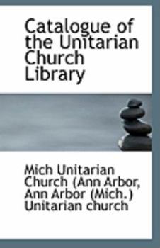 Paperback Catalogue of the Unitarian Church Library Book
