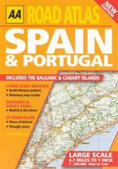 Paperback AA Road Atlas Spain and Portugal (AA Atlases) Book