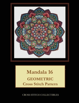 Paperback Mandala 16: Geometric Cross Stitch Pattern Book