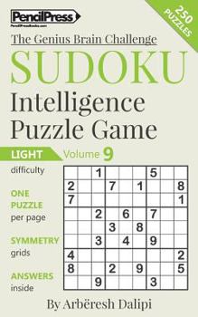 Paperback Sudoku Puzzle Books Volume 9. Light. Sudoku Intelligence Puzzle Game Book
