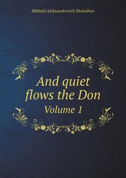 Paperback And quiet flows the Don Volume 1 Book