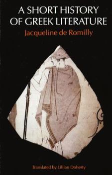 Hardcover A Short History of Greek Literature Book