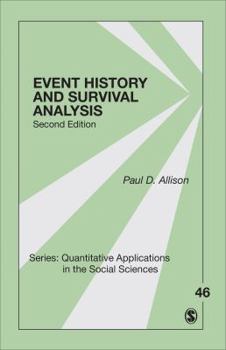 Paperback Event History and Survival Analysis Book