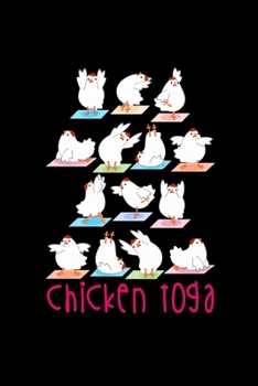 Chicken Yoga: Hangman Puzzles | Mini Game | Clever Kids | 110 Lined Pages | 6 X 9 In | 15.24 X 22.86 Cm | Single Player | Funny Great Gift