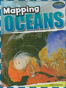 Library Binding Mapping the Oceans Book