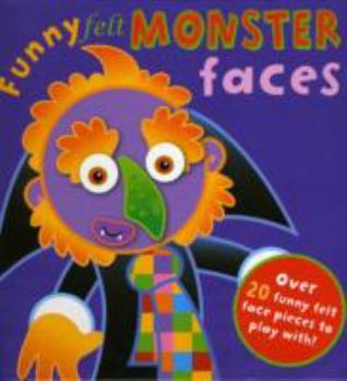 Hardcover Funny Felt: Monster Faces Book