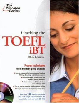 Paperback Cracking the TOEFL iBT [With CDROM] Book