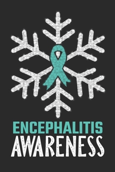 Encephalitis Awareness: Christmas Snowfall College Ruled Encephalitis Awareness Journal, Diary, Notebook 6 x 9 inches with 100 Pages