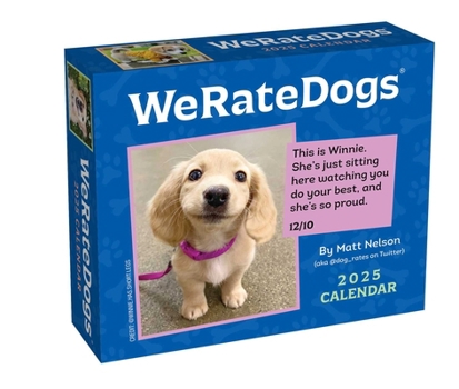 Calendar Weratedogs 2025 Day-To-Day Calendar Book