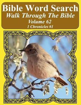Paperback Bible Word Search Walk Through The Bible Volume 62: 1 Chronicles #1 Extra Large Print Book