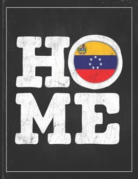 Home: Venezuela Flag Planner for Venezuelan Coworker Friend from Caracas  Lightly Lined Pages Daily Journal Diary Notepad