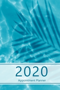 Paperback 2020 Appointment Planner: Hourly agenda. Monthly and Weekly planner. Week on 2 pages. Square layout. Schedule, arrange, plan events. Monday star Book