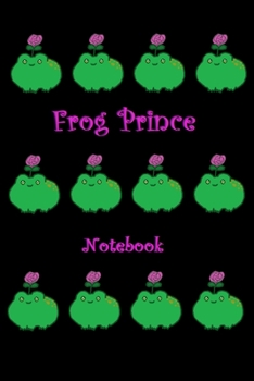 Frog Prince Notebook: Notebook with a cute frog design for animal and design lovers!