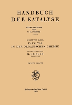 Paperback Katalyse in der organischen Chemie [German] Book