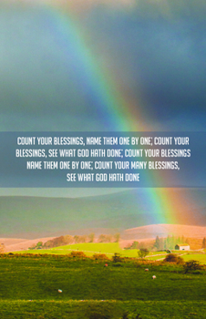 Misc. General Worship Bulletin: Count Your Blessings (Package of 100): Count Your Blessings (Hymn Lyric Portion) Book