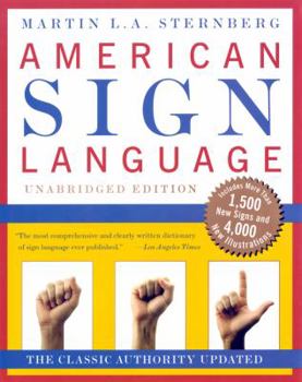Hardcover American Sign Language Dictionary Unabridged Book