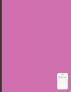 5x5 Graph Paper: 120 Page Medium Size Notebook: Perfect For Math, Science, And More