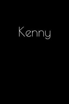 Paperback Kenny: Notebook / Journal / Diary - 6 x 9 inches (15,24 x 22,86 cm), 150 pages. Personalized for Kenny. Book