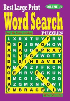 Paperback Best Large Print Word Search Puzzles, Vol. 3 [Large Print] Book