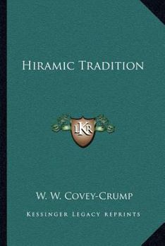 Paperback Hiramic Tradition Book
