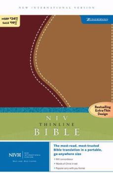 Hardcover NIV Thinline Burgundy/Tan - Fcs Book